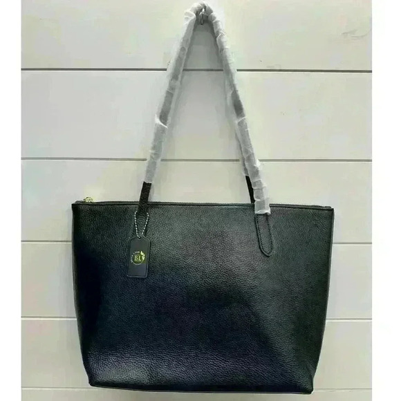 Bella Luer Leather Black Pebble Purse - Picture 1 of 7